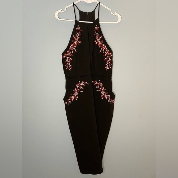 Bisou Bisou Dresses & Skirts - Bisou Bisou Women’s Michele Bohbot Black Sleeveless Knit Body con Dress, Size 8